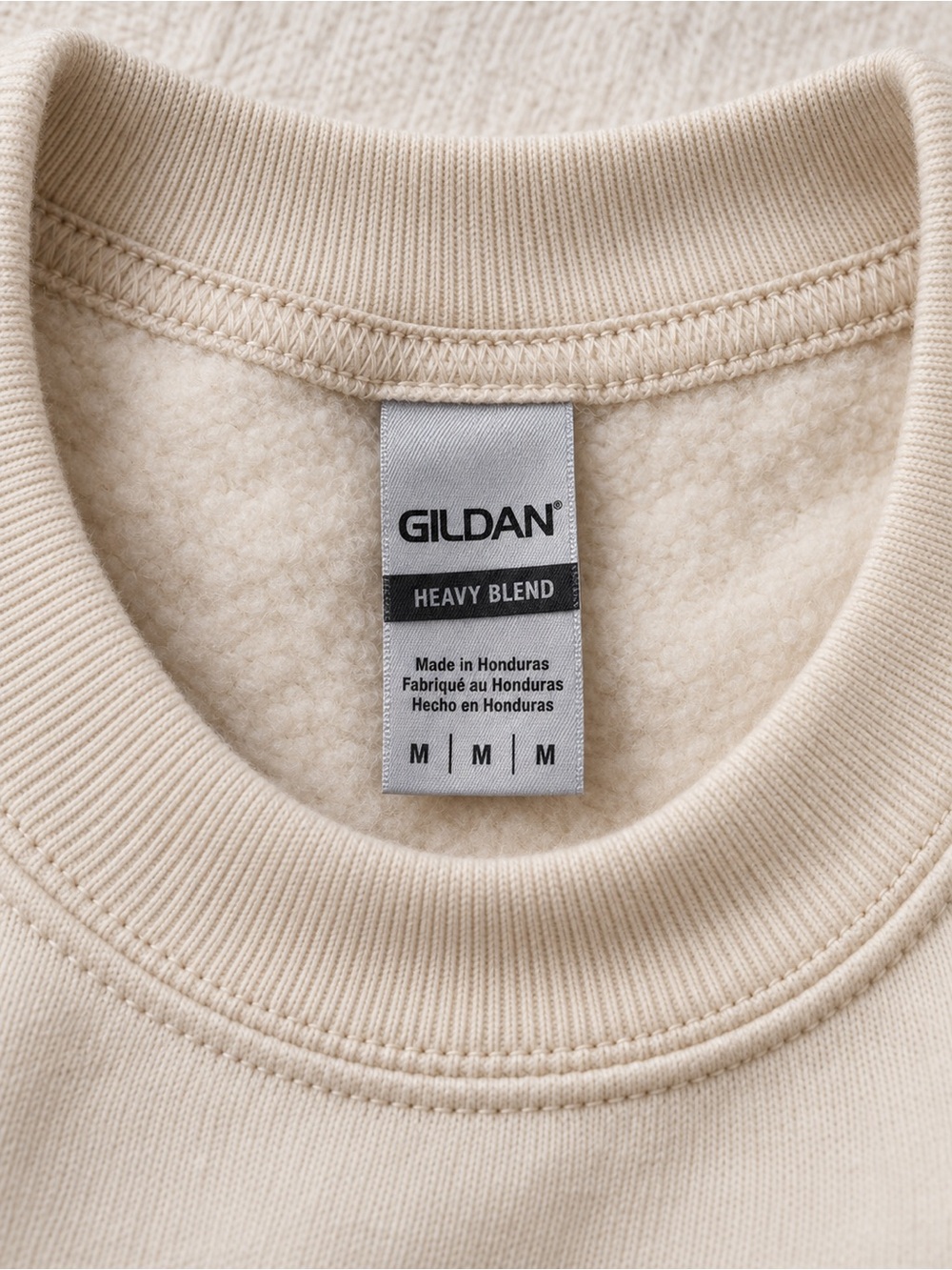 HalloweenTown Graphic Crewneck Sweatshirt Gildan Sand - Picture 3 of 6